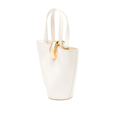 Jacquemus Womens Light Ivory Le Petit Bambola Small Leather Top-handle Bag In Multicolor