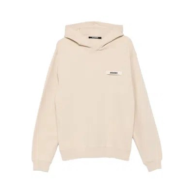 Jacquemus Cotton Sweatshirt In Neutral