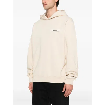 Jacquemus Cotton Sweatshirt In Neutral