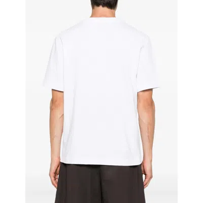 Jacquemus T-shirt Le T-shirt Gros-grain In White