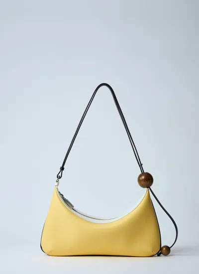 Jacquemus Le Grand Bisou Pearl Bag In Yellow