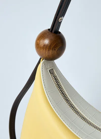 Jacquemus Le Grand Bisou Pearl Bag In Yellow