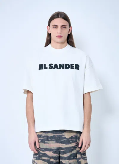 Jil Sander White Cotton T-shirt