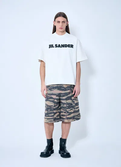 Jil Sander White Cotton T-shirt