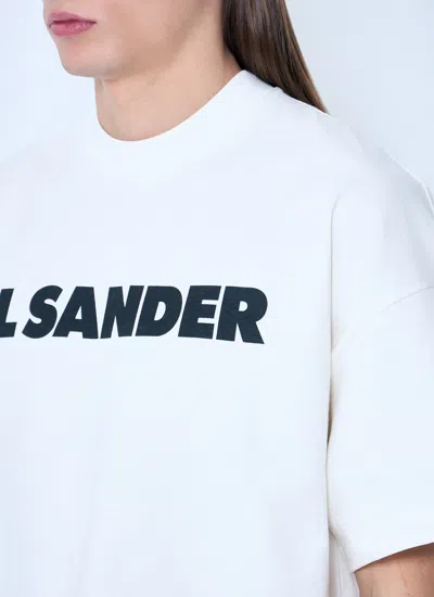 Jil Sander White Cotton T-shirt