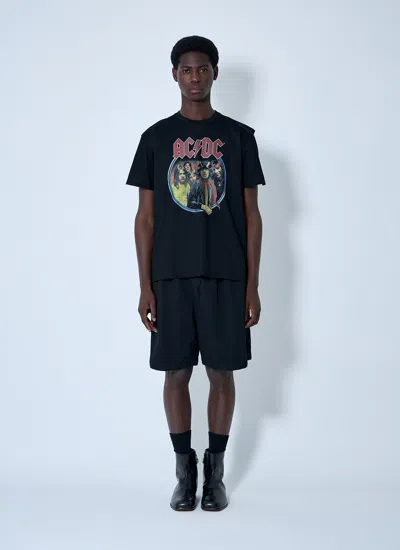 Junya Watanabe Ac/dc T-shirt In Black