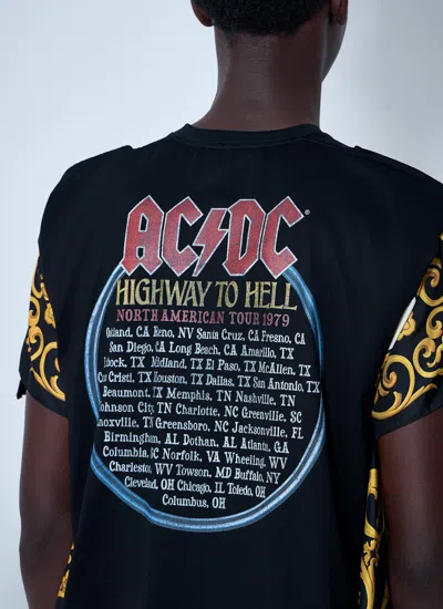 Junya Watanabe Ac/dc T-shirt In Black