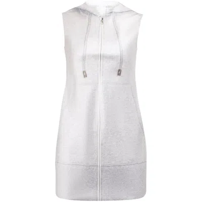 Jw Anderson J. W. Anderson Grey Sleeveless Grey Mini Dress In Heather Grey