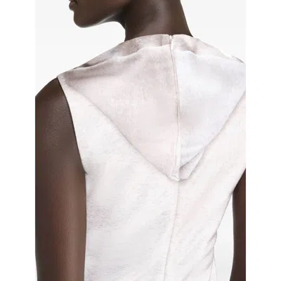Jw Anderson J. W. Anderson Grey Sleeveless Grey Mini Dress In Heather Grey