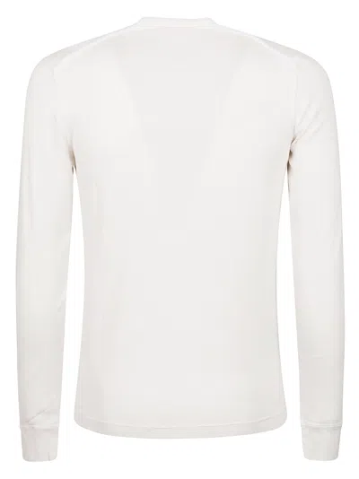 Tom Ford White Stretch-cotton Round-neck Henley T-shirt