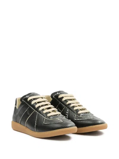 Maison Margiela Replica Sneakers In Black