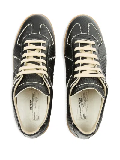 Maison Margiela Replica Sneakers In Black