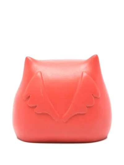 Charles Jeffrey Loverboy Multiple-eyes Owl-shaped Bookend In Red