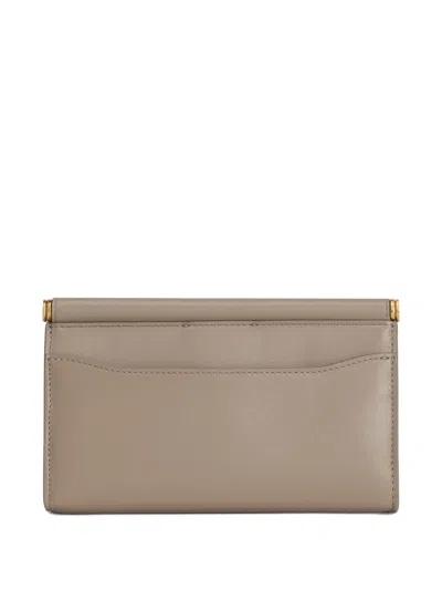 Dolce & Gabbana Clasp-fastening Leather Mini Bag In Neutral