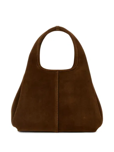 Coach Lana Top-handle Suede Shoulder Bag In Brown