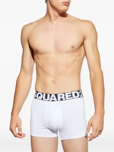 Dsquared2 Logo-band Boxers In White