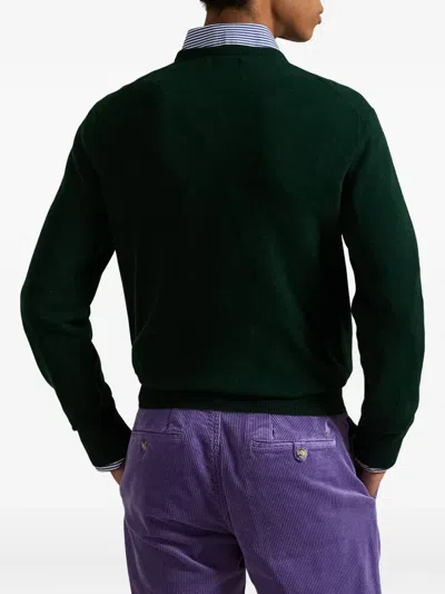 Polo Ralph Lauren Men's Sweaters Ralph Lauren - Ls Cn Pp Long Sleeve Pullover - Green In Green