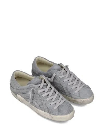 Philippe Model Suede Low-top Sneakers In Gray
