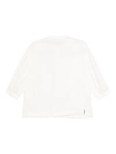 Chocoolate Long-sleeved Shirt In White