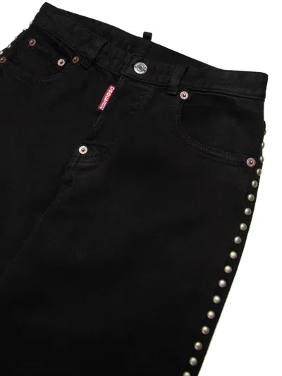 Dsquared2 Moose Lost Jeans In Black