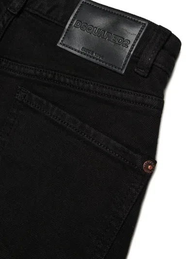 Dsquared2 Moose Lost Jeans In Black