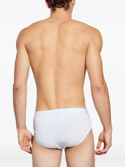 Dsquared2 Cotton Briefs In White