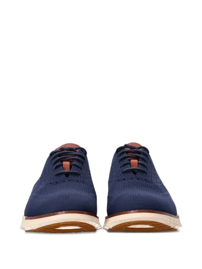Cole Haan Zerogrand Remastered Stitchlite Wingtip In Blue