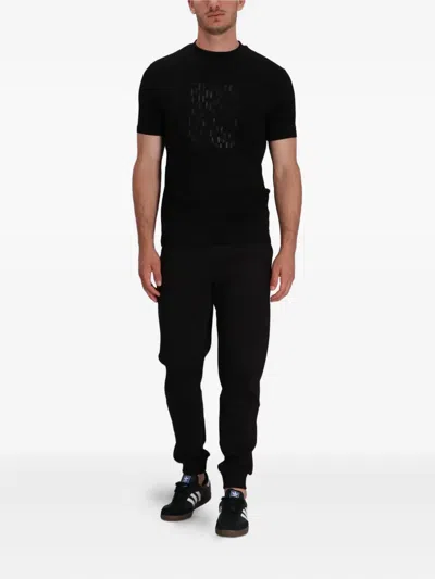 Karl Lagerfeld Geometric-pattern T-shirt In Black