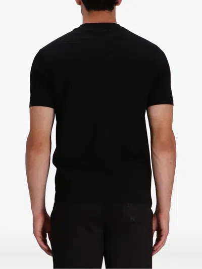 Karl Lagerfeld Geometric-pattern T-shirt In Black