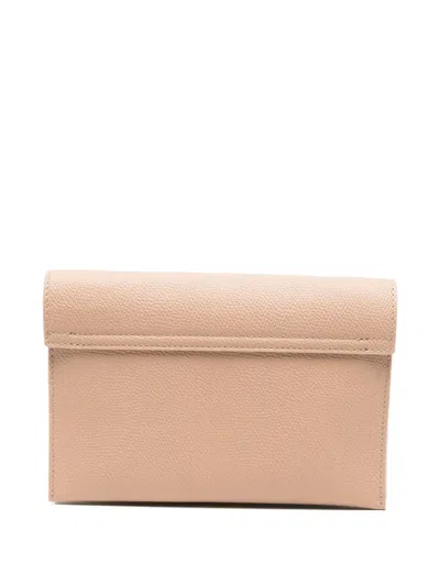 Valentino Garavani "vlogo Signature" Chain Wallet In Neutral