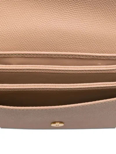 Valentino Garavani "vlogo Signature" Chain Wallet In Neutral