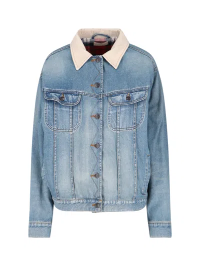 The Row Denim Jacket In Blue
