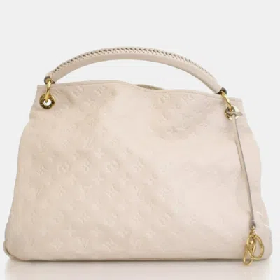 Pre-owned Louis Vuitton Monogram Empreinte Artsy Mm In White