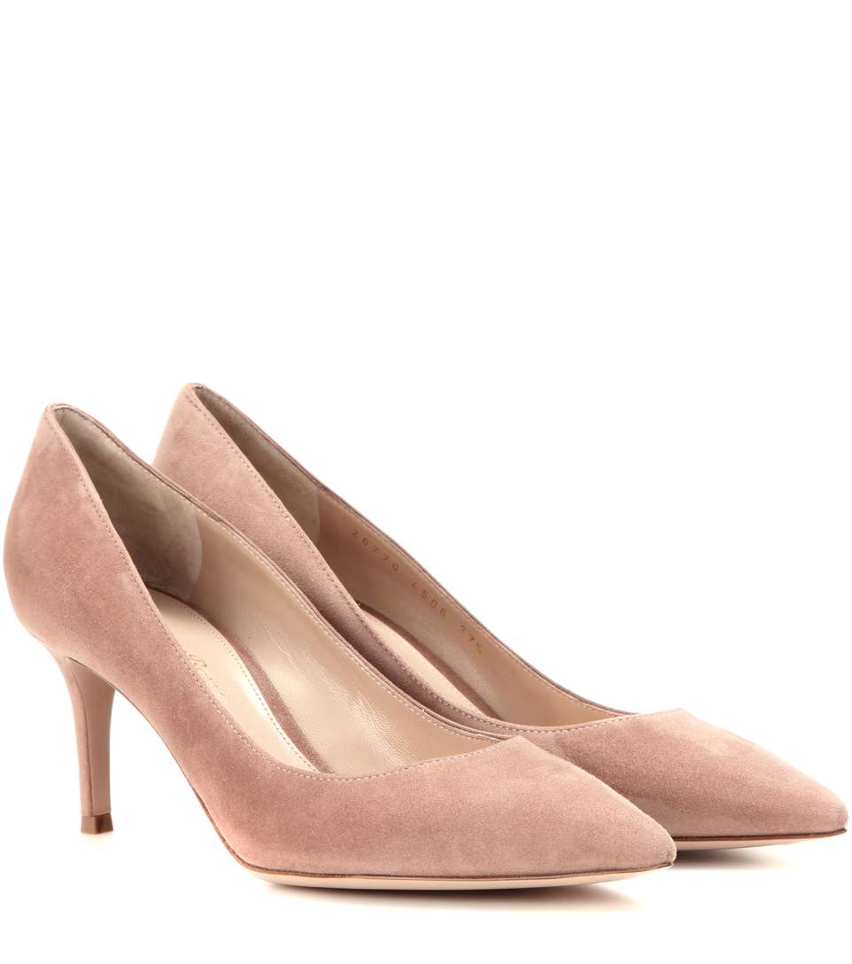 gianvito rossi 70 suede pumps