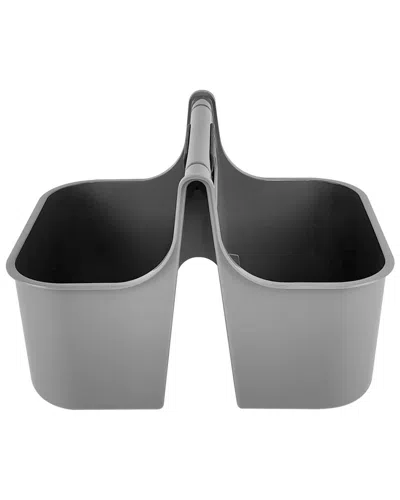 J&v Textiles Portable Shower Caddy In Gray