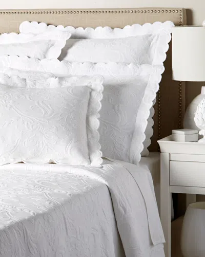 Belle Epoque Botanica Coverlet & Sham Coordinates In White