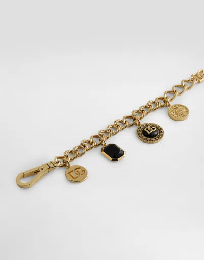 Dolce & Gabbana Like A Virgin Rope Charm Bracelet In Gold