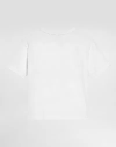 Dolce & Gabbana T-shirt With Dg Print In White