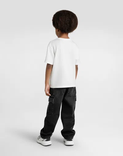 Dolce & Gabbana T-shirt With Dg Print In White