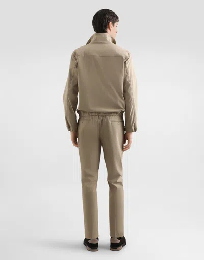 Dolce & Gabbana Trousers With Back Pockets And Belt Loops In Neutral