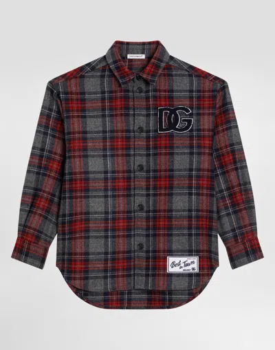 Dolce & Gabbana Tartan Shirt In Multi