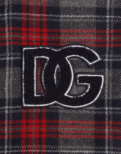 Dolce & Gabbana Tartan Shirt In Multi