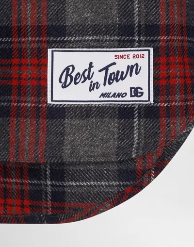 Dolce & Gabbana Tartan Shirt In Multi