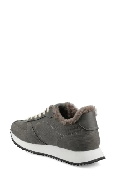 Journee Collection Journee Women's Flow Casual Sneakers In Gray