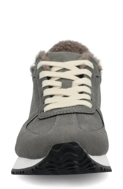 Journee Collection Journee Women's Flow Casual Sneakers In Gray