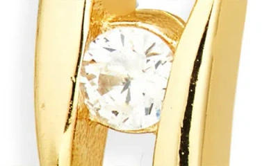 Argento Vivo Set Of 2 Stud & Bypass Huggie Earrings In Gold