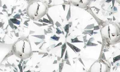 Argento Vivo Set Of 2 Pavé Cubic Zirconia Star Stud Earrings In Silver