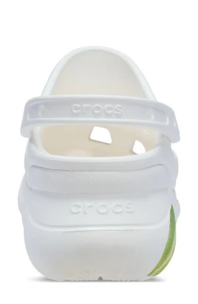 Crocs Bae Fresh Fruits Platform Clog In White