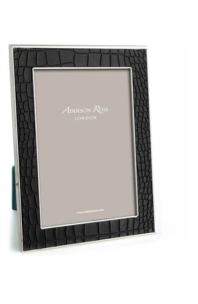 Addison Ross London Croc Texture Picture Frame In Black