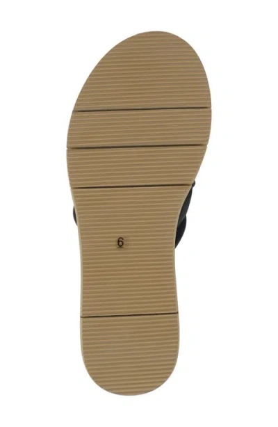 National Comfort Marieller Platform Slide Sandal In Black